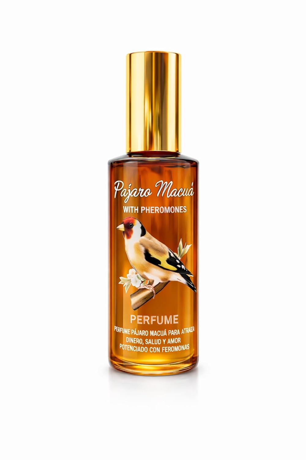 Pajaro Macua Perfume with Pheromones - Attract Money, Health & Love | Amber Spray Fragrance