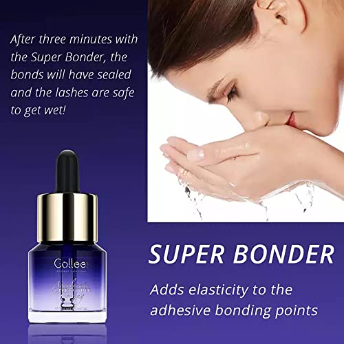 GOLLEEPRO Super Bonder for Eyelash Extensions - Professional Lash Sealant 15ml