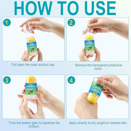 CLERVUN 60% Urea Cream Stick with 2% Salicylic Acid for Dry Cracked Heels