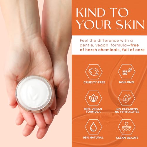 Vitamin C & Collagen Face Moisturizer - Anti-Aging Hydrating Cream - 1.69 Fl oz
