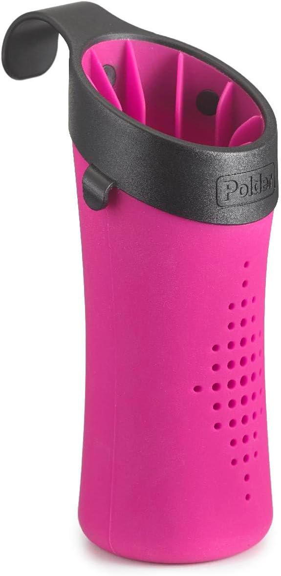 High-Heat Silicone Hot Sleeve Cover for Flat Iron & Curling Iron - Portable Travel Pouch | Black