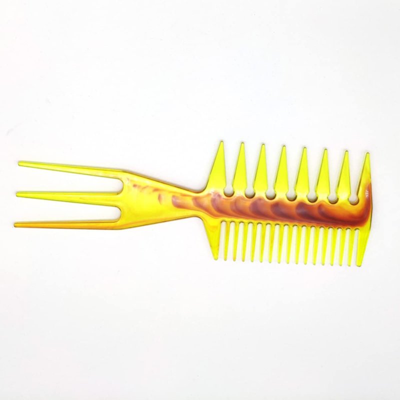 Oil Hairstyle Comb for Men 8.26 Inch Wide Tooth Hair Styling Comb with Scalp Massage Lightweight Salon Tool for Slicked-Back and Pomade Hairstyles 2 Pack