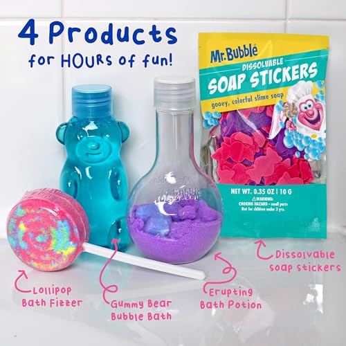 Mr. Bubble Ultimate Bath Time Fun Pack - 4 Favorites for Kids