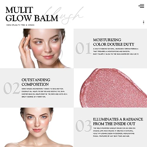 Bayfree Hydrating Cream Blush | Blendable Face Makeup for Radiant Skin