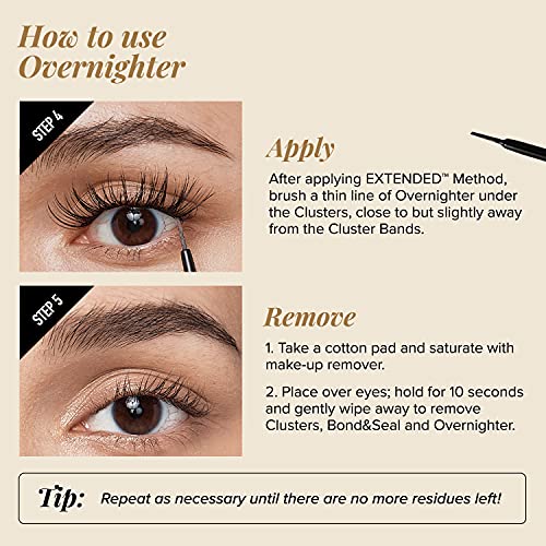 i•ENVY DIY Eyelash Extension Bond and Seal Kit with Overnighter