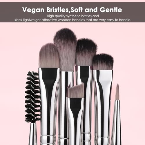 KINGMAS 6-Piece Eye Makeup Brush Set - Vegan & Cruelty-Free