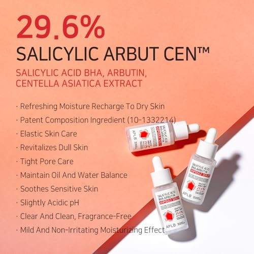 APLB Salicylic Acid BHA Arbutin Ampoule Serum for Acne and Pore Care