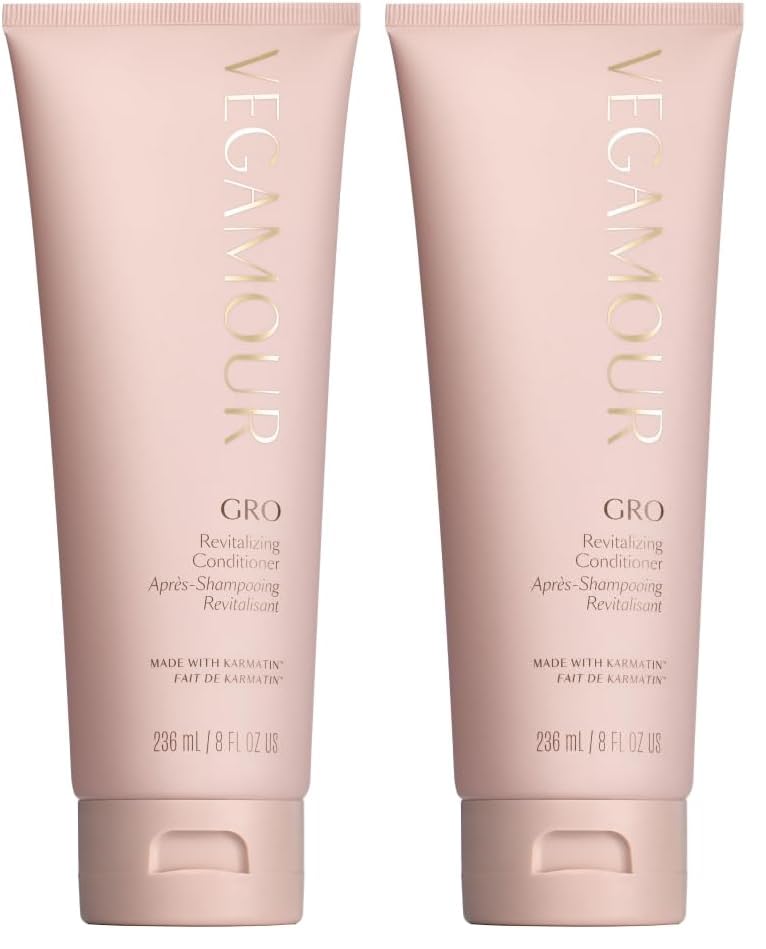 VEGAMOUR GRO Revitalizing Conditioner - Smooth & Strengthen Thinning Hair | Vegan, Cruelty-Free, 8 Fl Oz