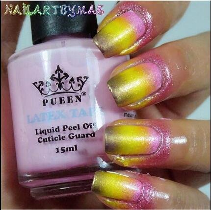 PUEEN Latex Tape Peel Off Cuticle Guard Skin Barrier Protector Nail