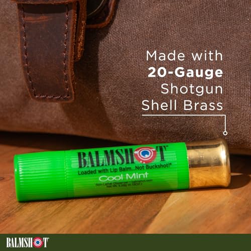 Balmshot SPF 15 Lip Balm Two-Pack - Classic & Cool Mint in Shotgun Shell Case