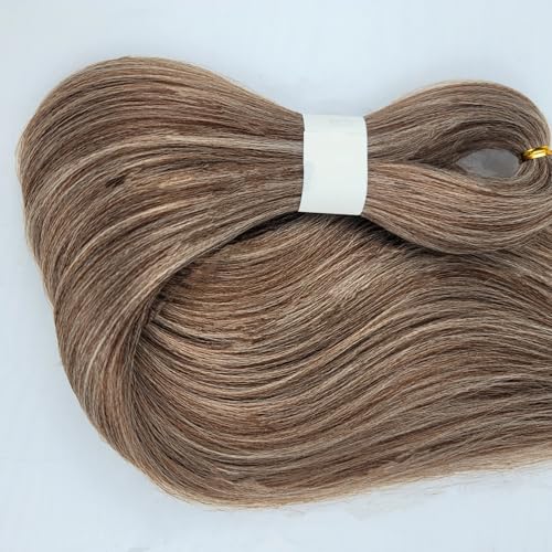 Leticia Ash Brown Pre Stretched Braiding Hair - 26 Inch, Pack of 4