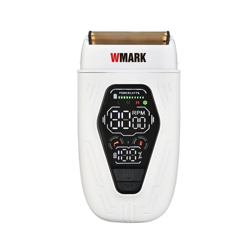 WMARK Professional 3-in-1 Zinc Alloy Barber Kit - 3 Speed Setting with Digital Display (Speed/RPM/Power) & Smart Reminders (Oiling/Overheat), Hair Clipper/Trimmer/Shaver for Barber & Men, NG-7602KIT