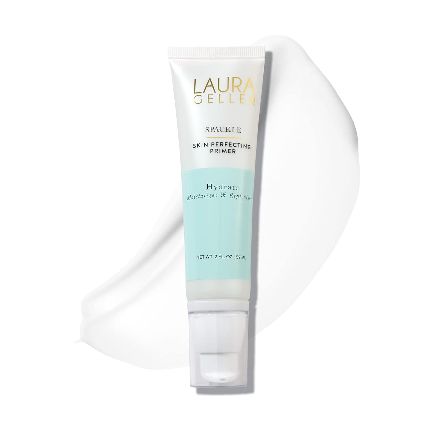 Spackle Primer by Laura Geller - Hydrating Hyaluronic Acid Makeup Primer for Mature Skin | Super Size 2 Fl Oz