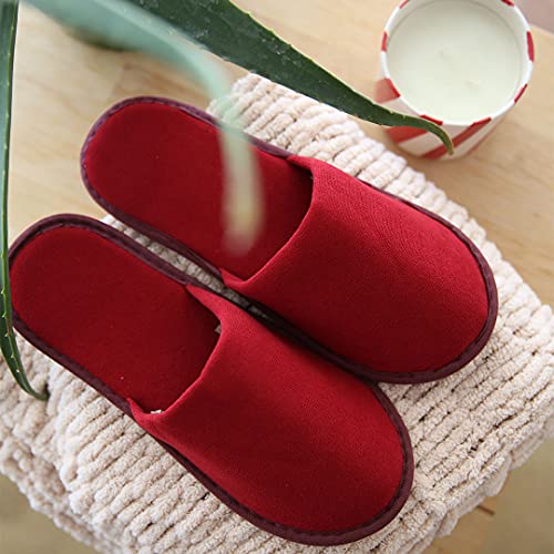 Disposable Hotel Slippers 10 Pairs White Economy Footwear for Airbnb Spa Wedding