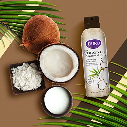 Duru Coconut & Avocado Moisturizing Spray Lotion - 48-Hour Hydration