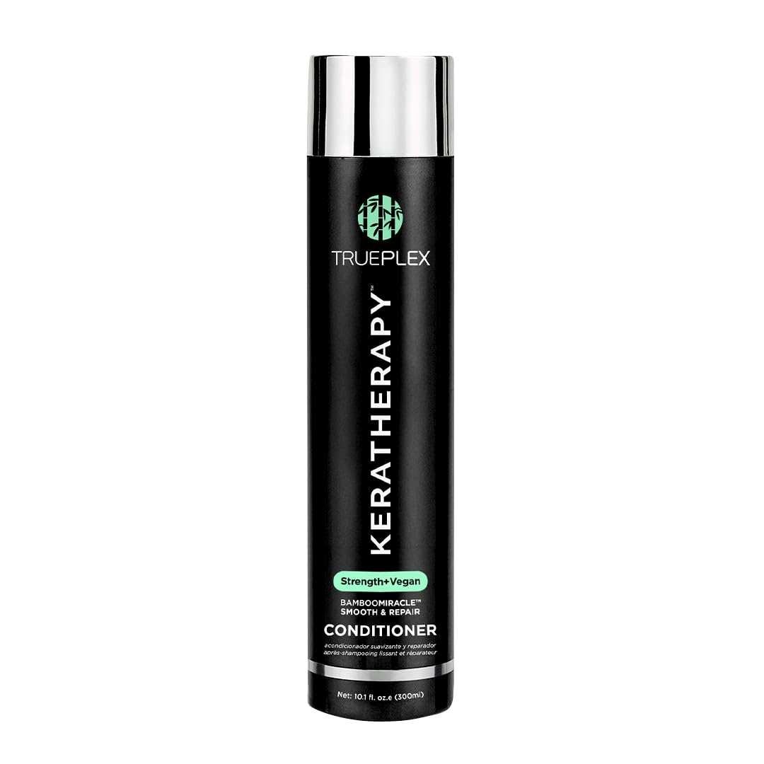 Bamboo Miracle Smooth & Repair Conditioner - Vegan Hydrating Formula for Damaged, Frizzy Hair | Grape Seed & Baobab Extract