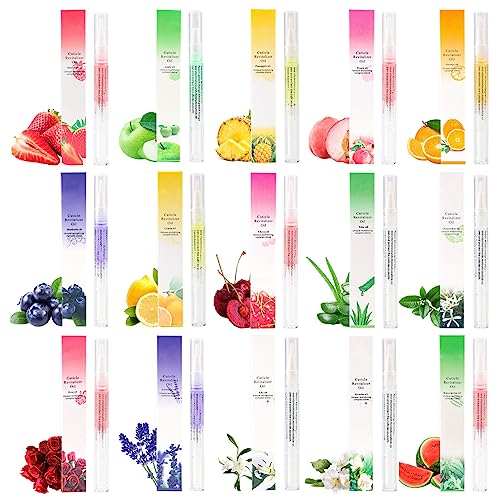 GRUNIL Cuticle Oil Pen - 15 Flavors for Nail Growth & Care