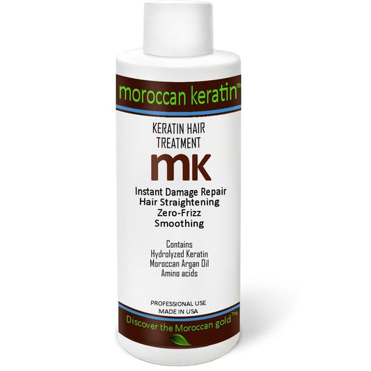 Brazilian Keratin Hair Treatment - Professional Organic Straightening | 4oz for Salon or Home Use