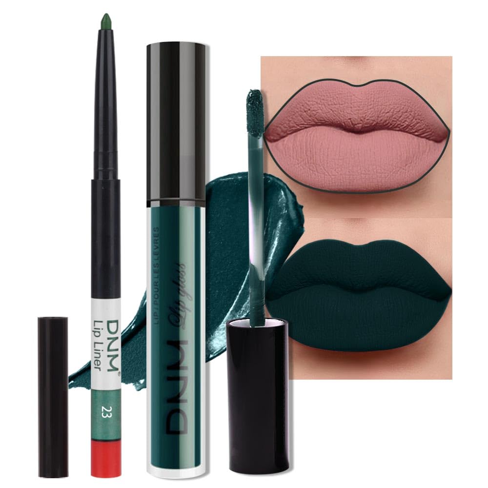 Medium Brown Beige Lip Liner & Matte Lipstick Set - Vegan, Long-Lasting, Waterproof | 2 Pcs
