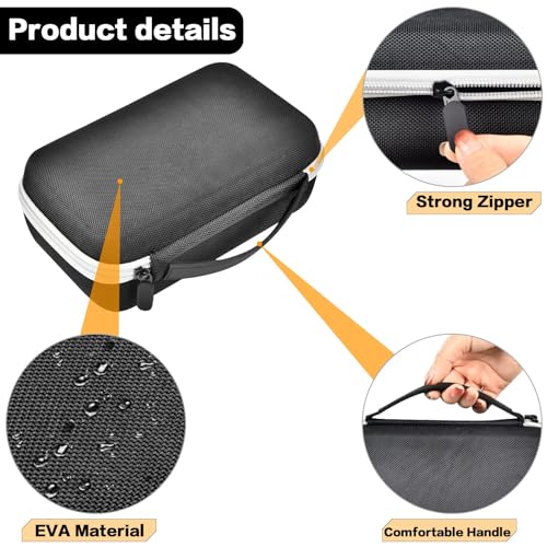 Grapsa Black Hair Trimmer Case for Cordless Clipper Kits