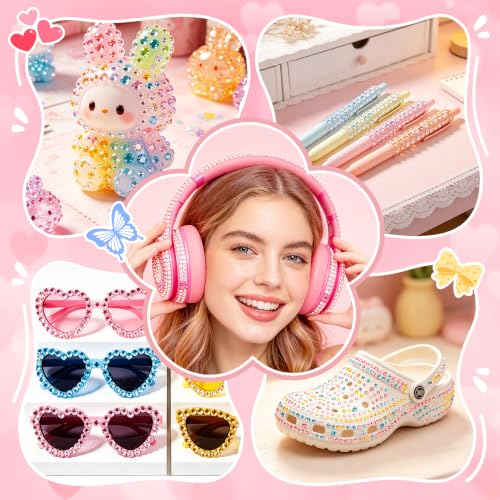 28 Colors Bedazzling Kit with 30000 Rhinestones & Glue