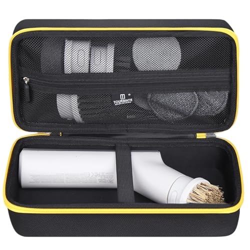 Tourmate Hard Storage Case for HOTO Cordless Electric Spin Scrubber - Black & Yellow