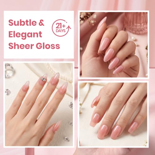 Beetles Bare Harmony Dip Nail Powder Set - 4 Colors for Elegant Nails
