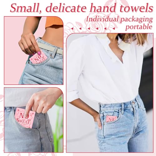 BUAEL 150 pcs Travel Deodorant Wipes for Men Women Teens - Hypoallergenic Body Cleansing
