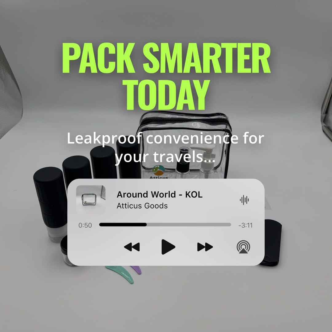 Atticus Goods 23 Piece Travel Size Containers Set