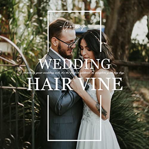 Bridal Wedding Hair Vine with Pearls and Rhinestones - Silver Headpiece for Brides