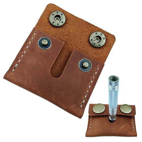 Handmade Leather Razor Travel Cover for Double Edge Safety Razors