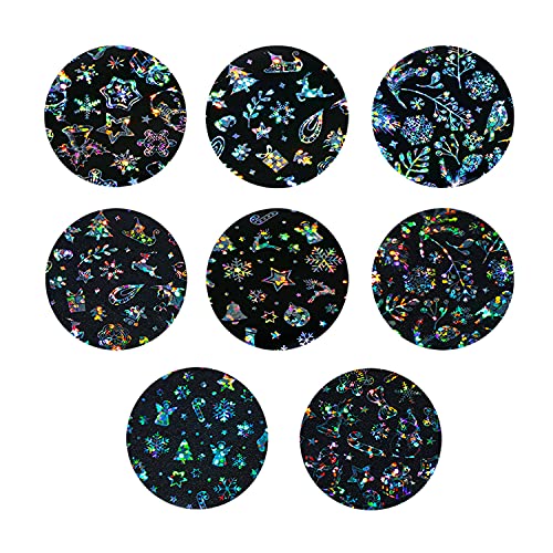TBRZTR Christmas Nail Foil Transfer Stickers - 10 Sheets (Variation: Christmas)
