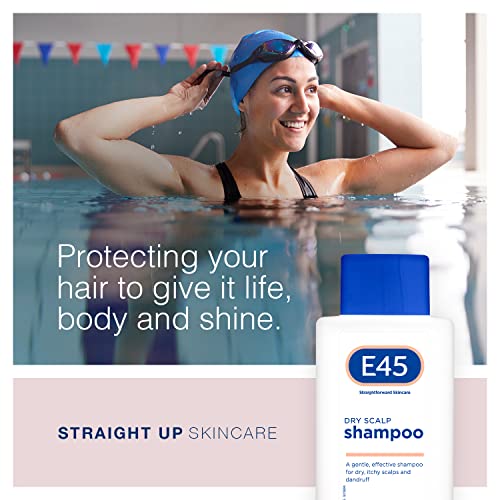 E45 Dry Scalp Shampoo 200ml - Dermatologically Tested, Dandruff Care