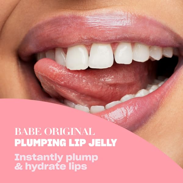 BABE ORIGINAL Plumping Lip Jelly – Hydrating High-Shine Lip Gloss