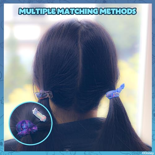 Stitch Hair Accessories Set for Girls - Bow, Clips & Ties, Kid-Friendly