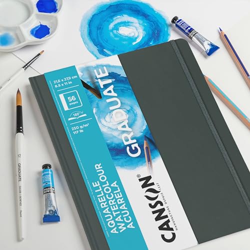 Canson Graduate Watercolor Journal - 5.5x8.5, 28 Cold Press Sheets