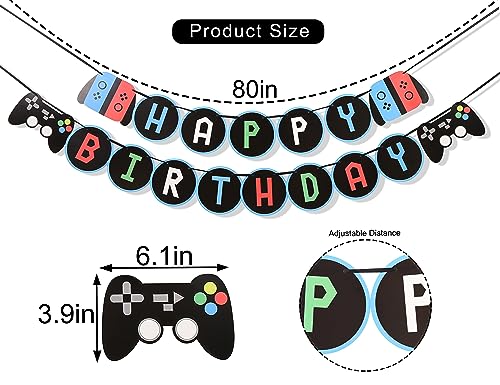 Video Games Birthday Banner - 1st Birthday Decorations