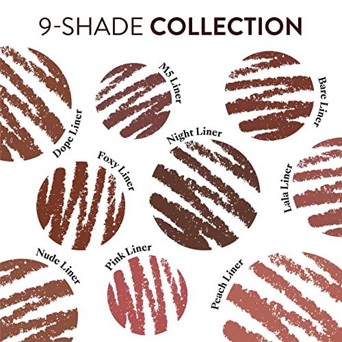 Mented Cosmetics Dark Brown Lip Liner - Waterproof & Vegan