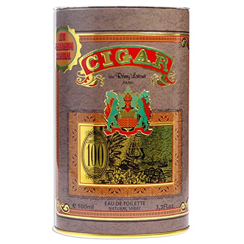 Remy Latour Cigar Eau de Toilette Spray for Men, 3.3 Ounce