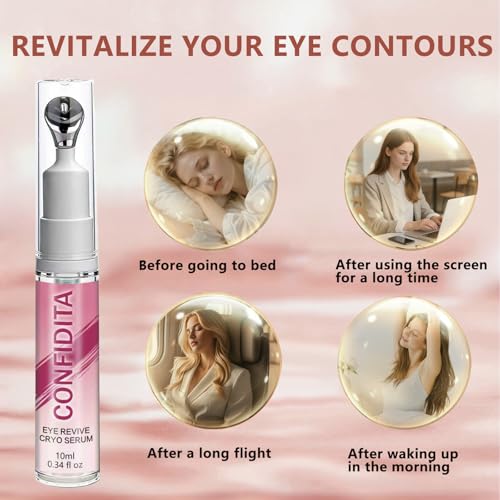 Eye Revive Cryo Serum - Anti-Aging Cooling Treatment for Dark Circles & Puffiness, 10ml