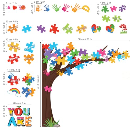 Decalmile Reading Corner Tree Wall Decals for Kids' Rooms