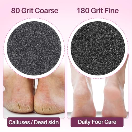 Replaceable Sandpaper Discs for Electric Foot File 120 Pcs/2 Box - LIONVISON