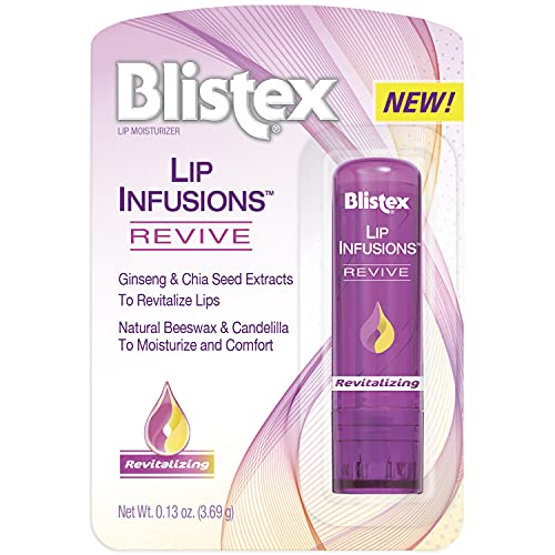 Blistex Lip Infusions Revive Lip Moisturizer with Ginseng & Chia Seed 0.13oz