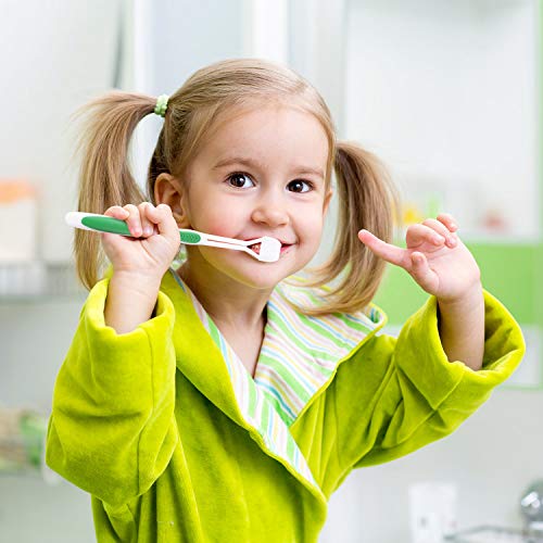 Boao 8-Pack 3-Sided Sensory Toothbrush for Autism and Sensitive Oral Care