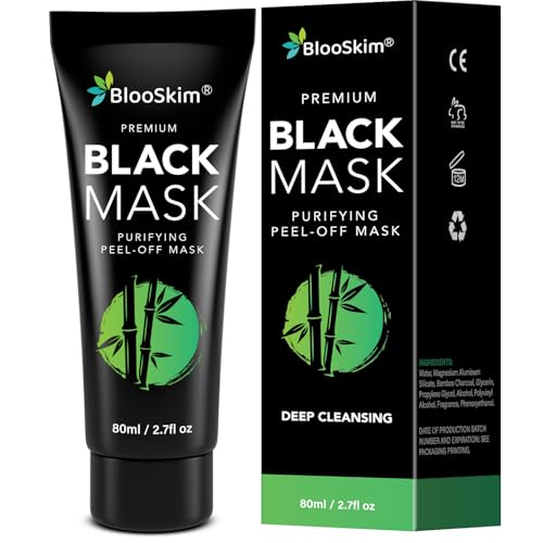 Blooskim Charcoal Peel-Off Mask for Oily Skin - 2.8 fl oz