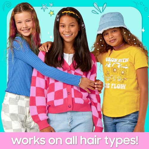 Just My Style 4-in-1 Hair Stylist Tool Set - Multi Styling Accessories for Girls
