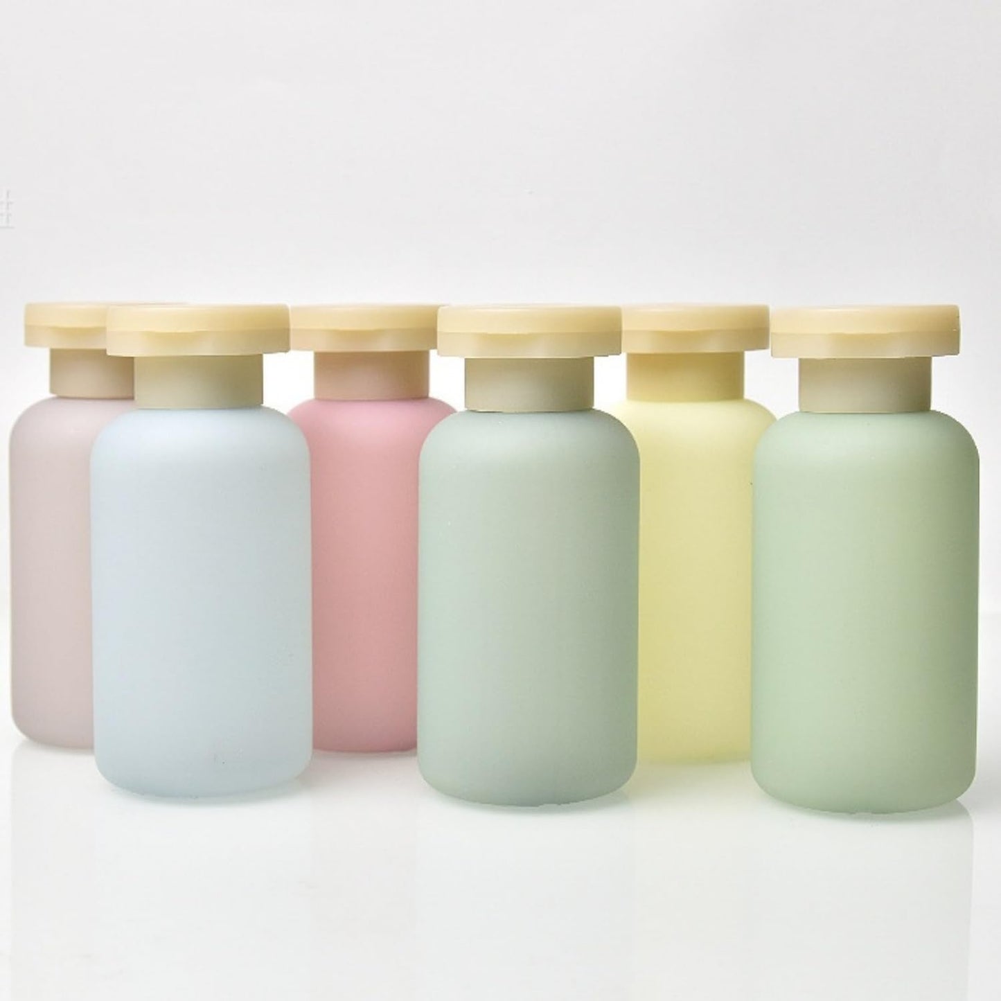 Travel Shampoo Bottles - Leak Proof Reusable Toiletry Containers | 3.4oz, 4-Pack, Garden Series