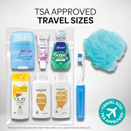 9 Piece Resealable Women's Travel Kit - Handy Solutions 9 Piece Set