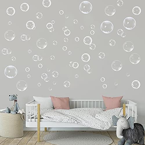 XIAOMAN Under The Sea Bubble Wall Decal Sticker - 80 Pieces