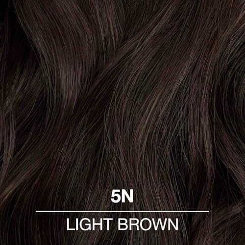 COLORCHARM Light Brown Permanent Liquid Hair Color 5N for Gray Coverage